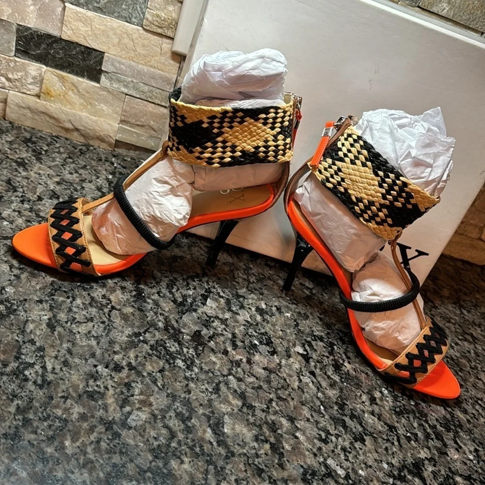 GX Gwen Stefani heeled boho inspired sandal NIB 7.5